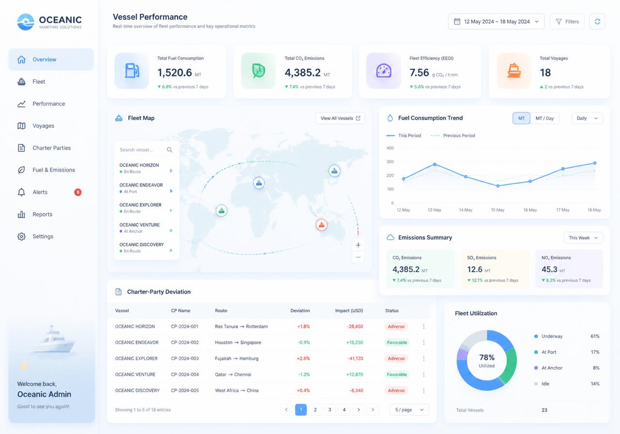 Helmsman product dashboard